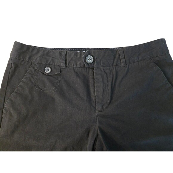 Dockers women's size 8 black bermuda shorts 10" inseam workwear classic - Picture 6 of 11
